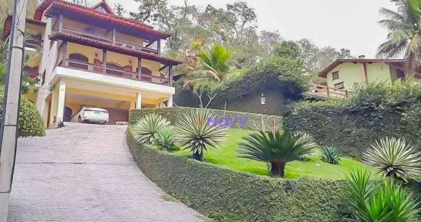 Casa de alto padrão, em condomínio fechado, com 4 suítes e área de lazer completa – pendotiba, niterói