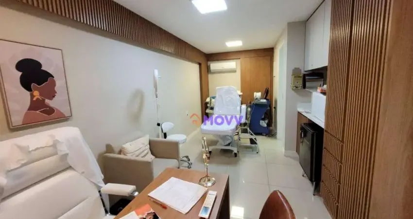 Sala comercial com 2 banheiros e 2 vagas a venda em são francisco - niterói