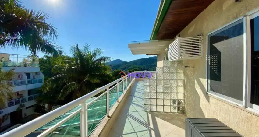 Cobertura com 1 dormitório à venda, 68 m² por r$ 500.000,00 - itaipu - niterói/rj