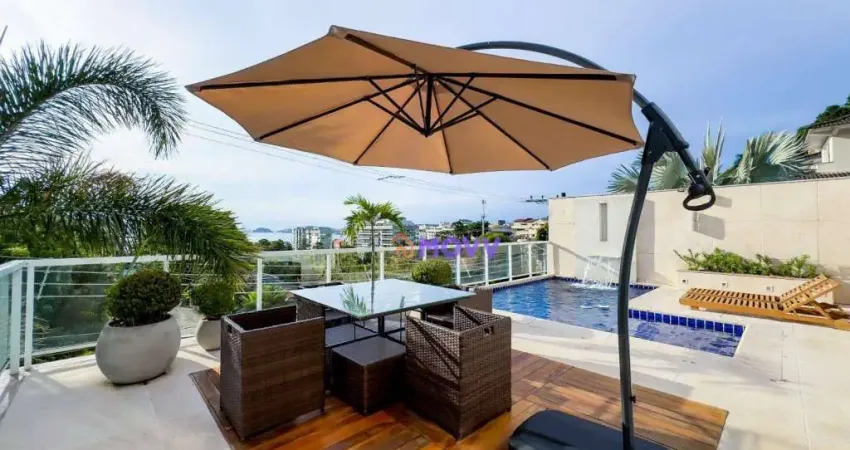 Casa com 5 dormitórios para alugar, 430 m² por r$ 26.507,00/mês - charitas - niterói/rj