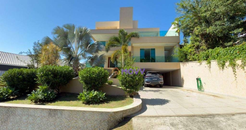Casa alto padrão com 5 dormitórios à venda, 520 m² por R$ 2.500.000 - Badu - Niterói/RJ