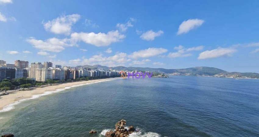 Cobertura Duplex de 472 m² de frente para o mar em Icaraí, com 4 quartos (2 suítes), à venda por R$ 4.950.000 – Niterói/RJ