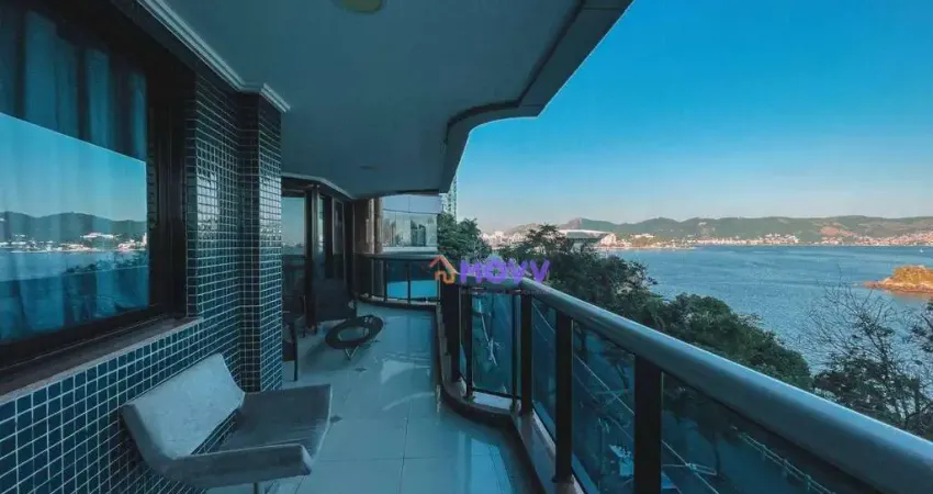 Apartamento com 4 dormitórios para alugar, 330 m² por r$ 13.659,00/mês - boa viagem - niterói/rj