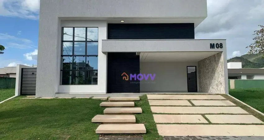 Excelente casa linear no condomínio alphaville 1 lote 08 quadra m inoã/maricá •185.11 mts de área construída •cisterna de alvenaria 9.000lts •piscina