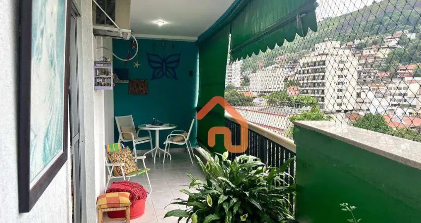 Apartamento com 2 dormitórios à venda, 80 m² por r$ 420.000,00 - icaraí - niterói/rj