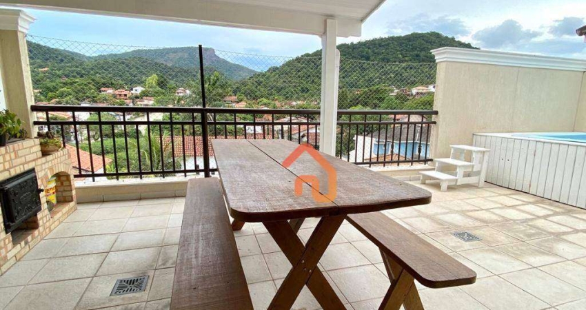 Cobertura com 4 dormitórios à venda, 252 m² por R$ 1.500.000,00 - Piratininga - Niterói/RJ