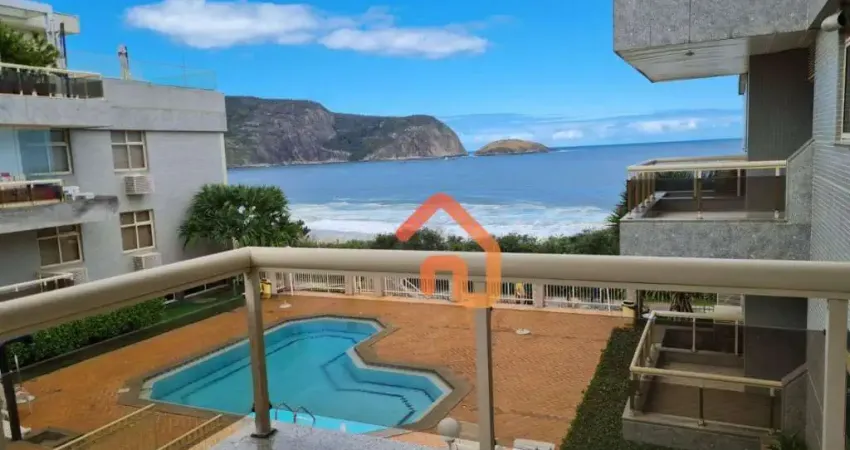 Cobertura com 4 dormitórios à venda, 244 m² por r$ 2.300.000,00 - camboinhas - niterói/rj