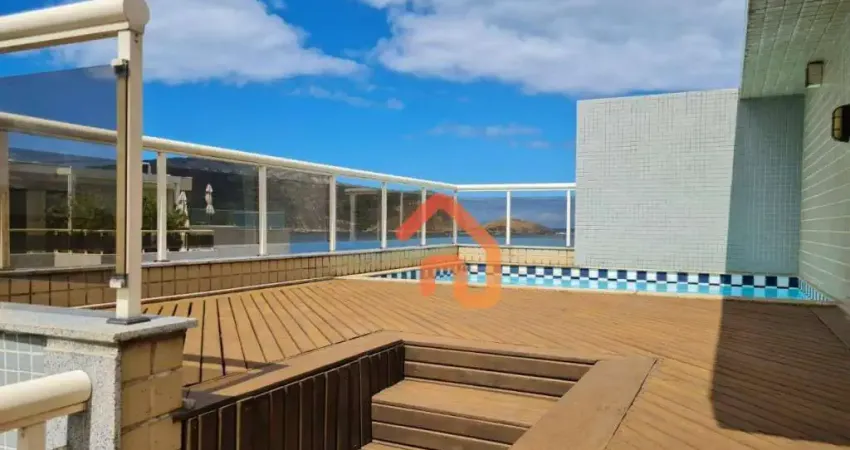 Cobertura com 4 dormitórios à venda, 244 m² por R$ 2.300.000,00 - Camboinhas - Niterói/RJ