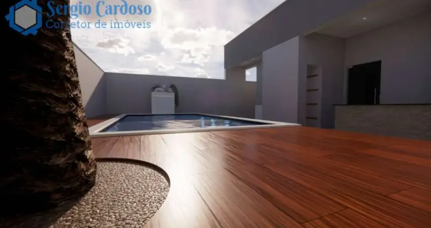 CASA MODERNA 3 QUARTOS 2 SUÍTES COM PISCINA 50M DO MAR ITANHAEM/SP