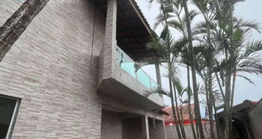 Sobrado pé na areia! 5 quartos no jardim suarão - itanhaém/sp