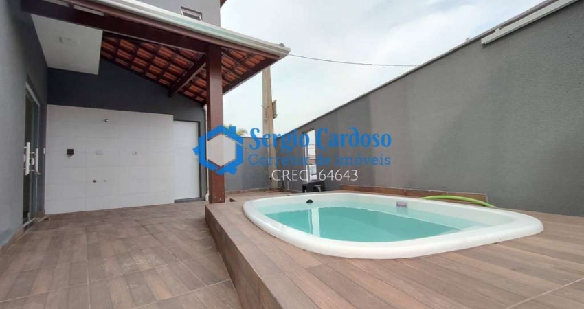 CASA COM PISCINA A 100M DO MAR! 3 QUARTOS 1 SUITE - EXCELENTE ACABAMENTO!