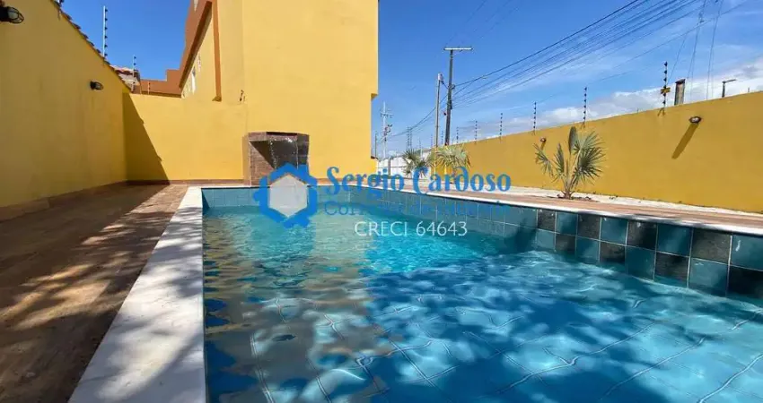 SOBRADO EM CONDOMINIO FECHADO COM PISCINA! 2 SUÍTES - 450M DO MAR ITANHAÉM