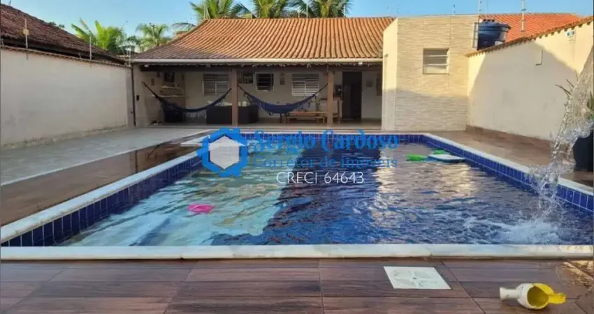 CASA NA PRAIA COM AMPLO QUINTAL PISCINA E VARANDA GOURMET - 500M DO MAR!