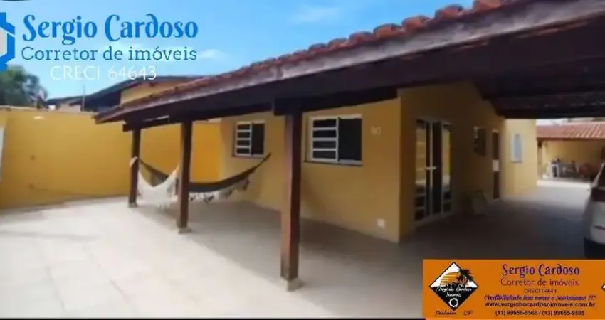CASA EM LOTE INTEIRO 250M²! APENAS 50M DA PRAIA - ITANHAEM/SP