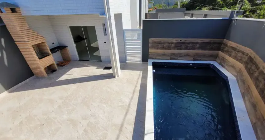 SOBRADO CONDOMÍNIO FECHADO FRENTE AO MAR COM PISCINA INDIVIDUAL ITANHAÉM SP