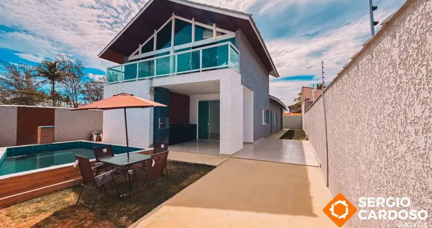 Casa pé na areia com vista panorâmica do mar! 3 quartos - 2 suítes itanhaém