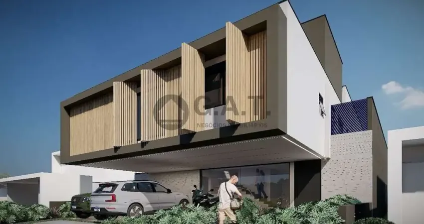 Luxuosa casa em condomínio à venda em Alphaville Nova Esplanada, Votorantim-SP: 4 quartos, 4 suítes, 3 salas, 5 banheiros, 4 vagas, 370m²!