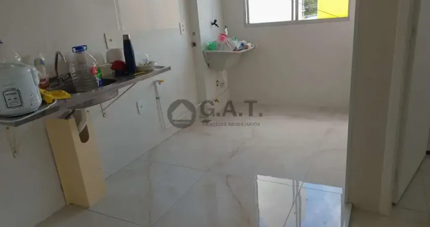 Aluguel de apartamento 2 quartos em sorocaba-sp, bairro altos de ipanema: 2 salas, 1 banheiro, vaga de garagem - 45m²