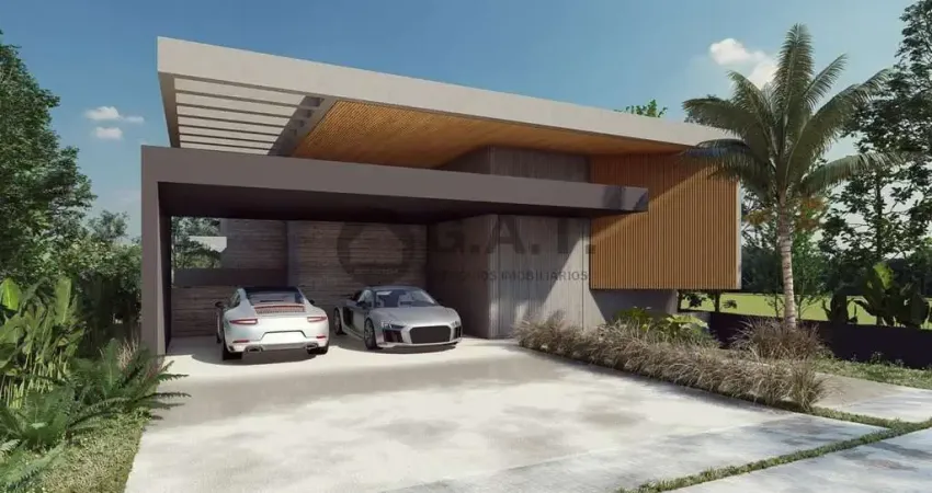 Venda de Casa em Condomínio de Luxo em Alphaville Nova Esplanada, Votorantim-SP: 4 quartos, 3 suítes, 3 salas, 4 vagas de garagem, 303m².