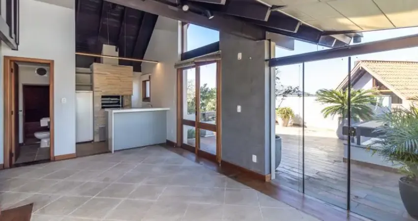 Cobertura com vista para o guaíba de 3 dormitórios sendo uma suíte 2 vagas de garagem