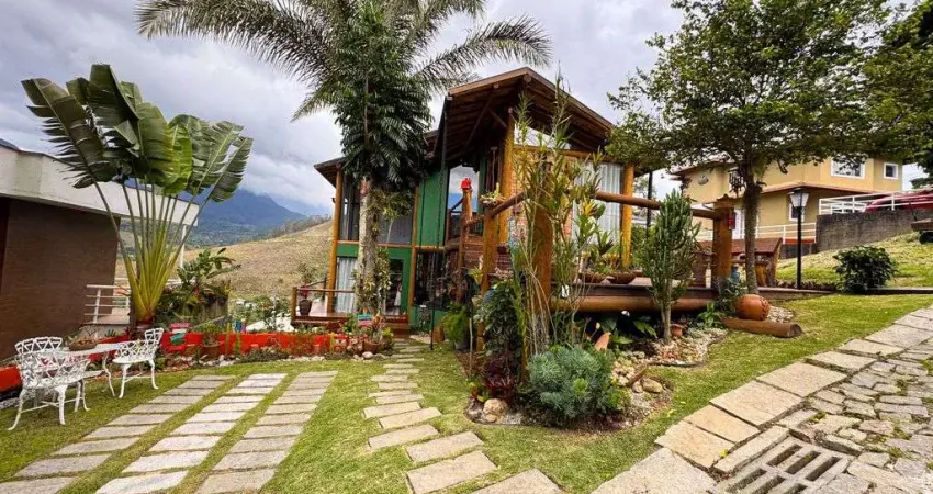 Encantadora casa em condomínio de alto padrão no vargem grande