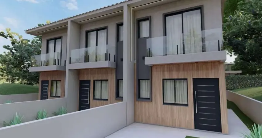 Moderno sobrado de 3 quartos (1 suíte) e alto padrão no aririú em palhoça/sc!