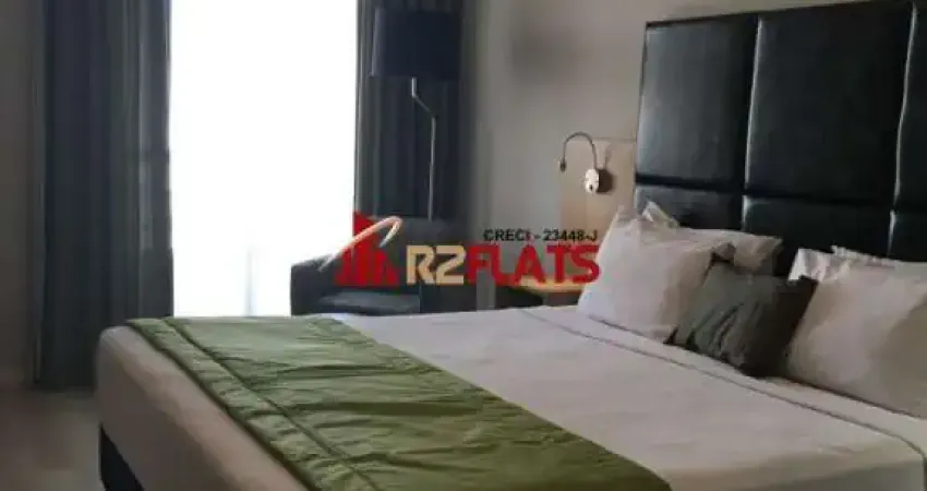 Flat com 1 quarto para alugar na Avenida Sabiá, 825, Moema, São Paulo
