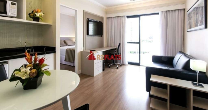Flat com 1 quarto para alugar na Alameda dos Anapurus, 1661, Moema, São Paulo