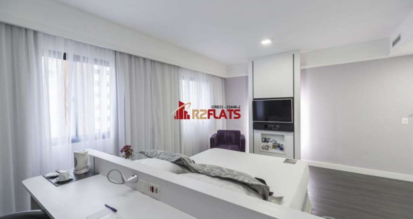 Flat com 1 quarto à venda na Avenida Macuco, 595, Moema, São Paulo