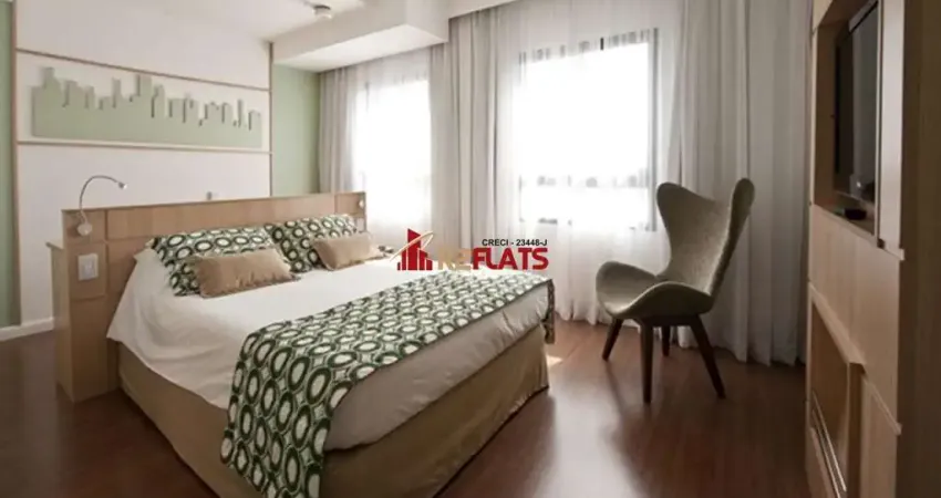 Flat com 1 quarto para alugar na Rua Capote Valente, 500, Pinheiros, São Paulo