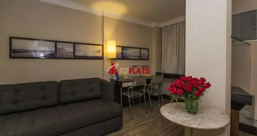 Flat com 1 quarto à venda na Alameda Santos, 981, Cerqueira César, São Paulo