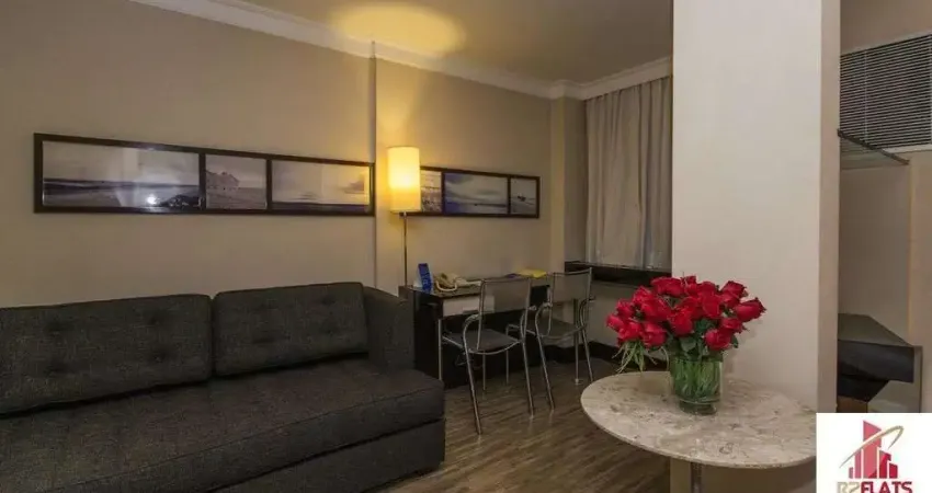 Flat com 1 quarto à venda na Alameda Santos, 981, Cerqueira César, São Paulo