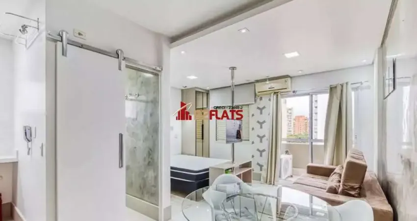 Flat com 1 quarto para alugar na Avenida Jamaris, 977, Moema, São Paulo