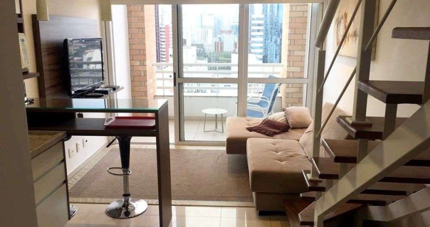 Flat com 1 quarto para alugar na Rua Flórida, 1790, Brooklin, São Paulo