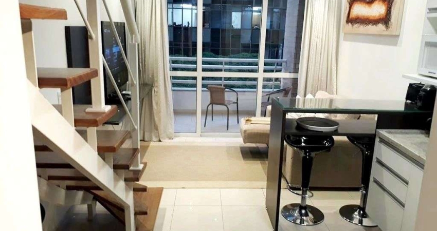 Flat com 1 quarto para alugar na Rua Flórida, 1790, Brooklin, São Paulo