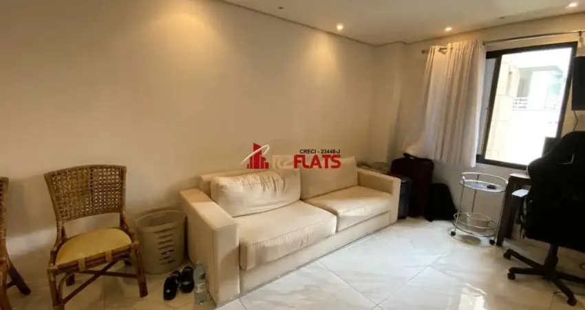 Flat com 1 quarto à venda na Avenida Jamaris, 100, Moema, São Paulo