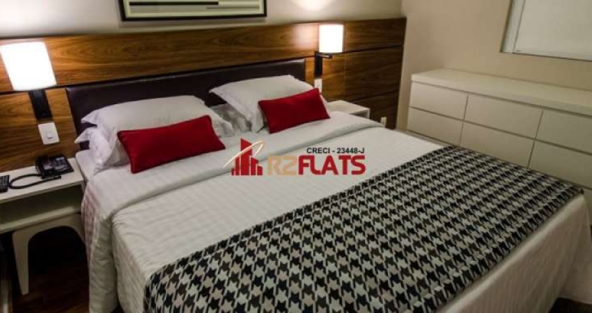 Flat com 1 quarto à venda na Rua Ribeiro do Vale, 152, Brooklin Paulista, São Paulo