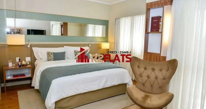 Flat com 1 quarto à venda na Rua Jerônimo da Veiga, 248, Itaim Bibi, São Paulo