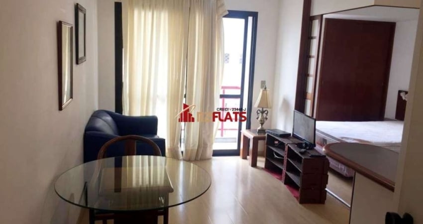 Flat com 1 quarto para alugar na Alameda Jauaperi, 1083, Moema, São Paulo