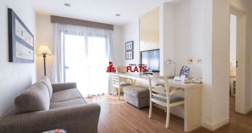 Flat com 1 quarto para alugar na Avenida Lavandisca, 365, Moema, São Paulo
