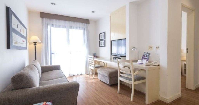Flat com 1 quarto para alugar na Avenida Lavandisca, 365, Moema, São Paulo