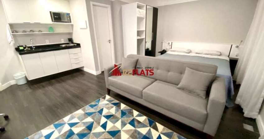 Flat com 1 quarto para alugar na Avenida Macuco, 595, Moema, São Paulo