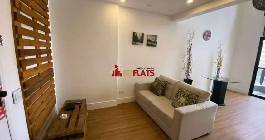 Flat com 1 quarto para alugar na Avenida Moema, 177, Moema, São Paulo