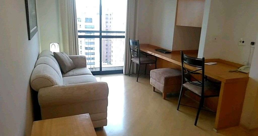 Flat com 1 quarto para alugar na Avenida Lavandisca, 365, Moema, São Paulo