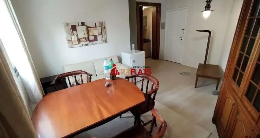 Flat com 1 quarto para alugar na Avenida Miruna, 399, Moema, São Paulo