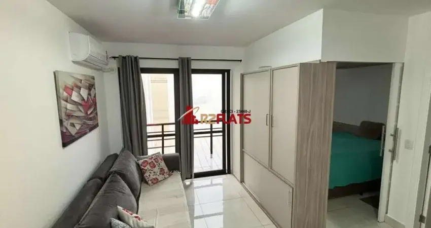 Flat com 1 quarto para alugar na Alameda Jauaperi, 1083, Moema, São Paulo