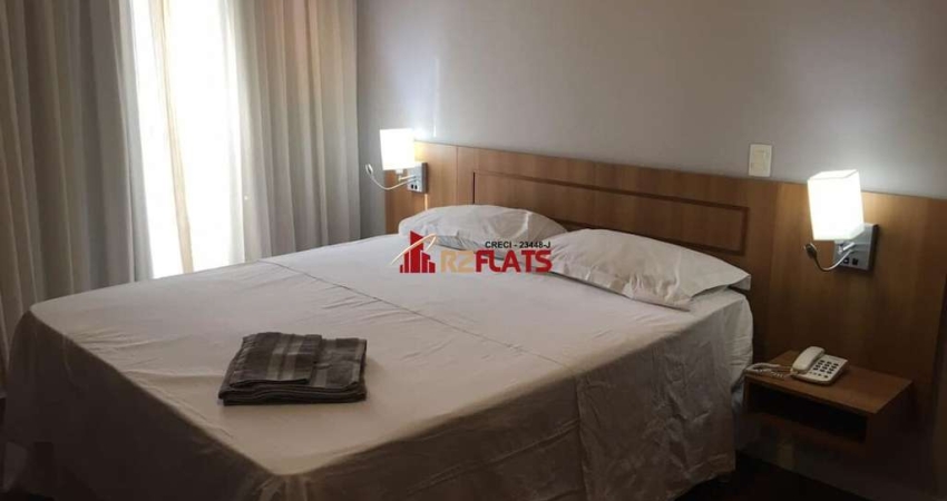 Flat com 1 quarto para alugar na Avenida Sabiá, 825, Moema, São Paulo