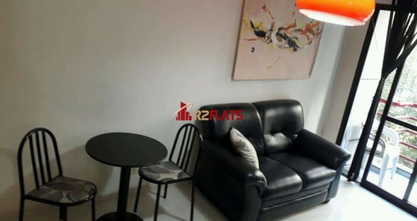 Flat com 1 quarto para alugar na Alameda Jauaperi, 1083, Moema, São Paulo
