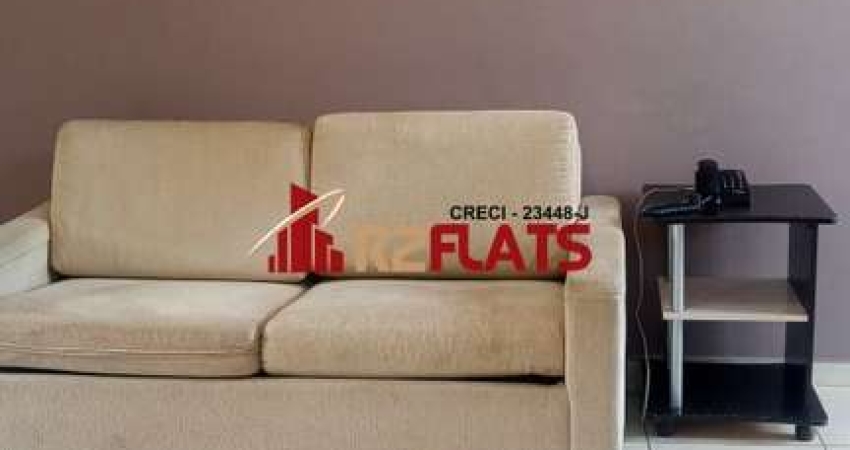 Flat com 1 quarto para alugar na Avenida Miruna, 399, Moema, São Paulo