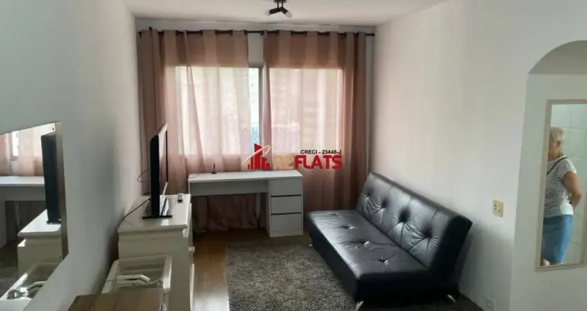 Flat com 1 quarto para alugar na Avenida Rouxinol, 763, Moema, São Paulo